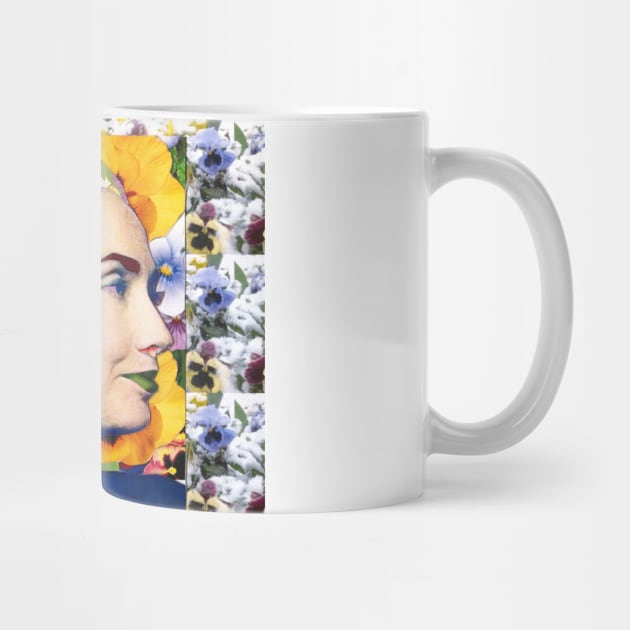 Hillary Clinton Floral by austyndelugoart